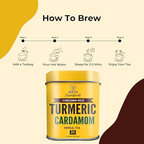 Turmeric Tea Cardamom (30 Count)