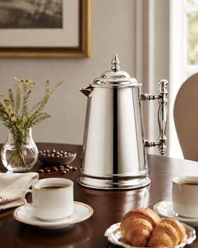 Vintage Style Stainless Steel French Coffee Press