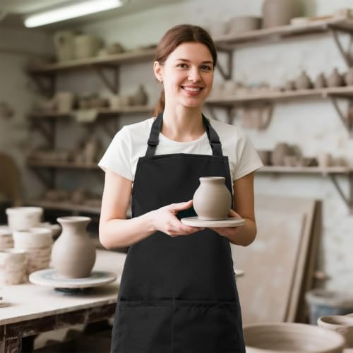 Kitchen Bib Chef Apron for Women Men