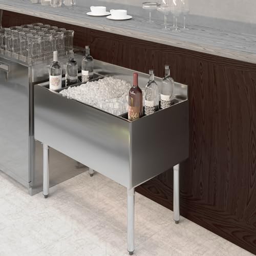 16 in. x 5.5 in. Plastic Ice Bin Bottle Holder Insert