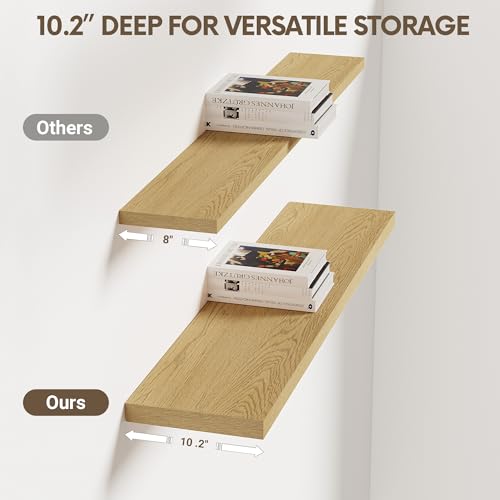 36" Floating Shelves 10 inch Deep (2 Count)