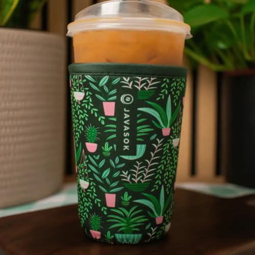 JavaSok Iced Coffee & Cold Soda Insulated Neoprene Cup Sleeve