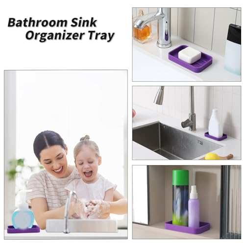 Silicone Kitchen Sink Organizer Tray for Multiple Usage