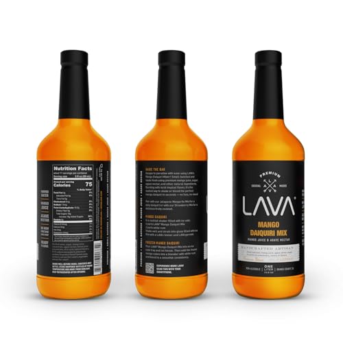 Premium Mango Daiquiri Mixer Made with Real Mango Juice (33.8 Fl Oz)