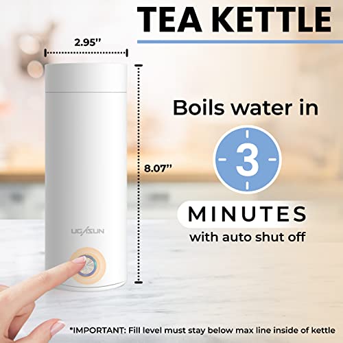 Organic Tea Gift Set with Portable Kettle