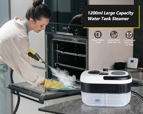 7 in 1 Steam Cleaner 2500W High Pressure Steamer for Cleaning