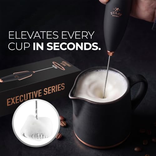 Powerful Milk Frother Wand With Duracell Batteries