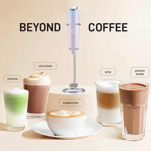 Powerful Milk Frother Wand With Duracell Batteries
