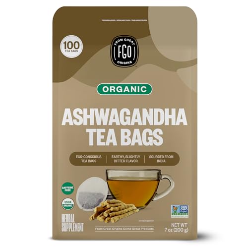 Organic Ashwagandha Tea (100 Count)
