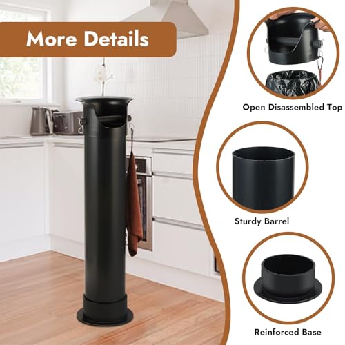 Espresso Coffee Knock Box with Garbage Bags