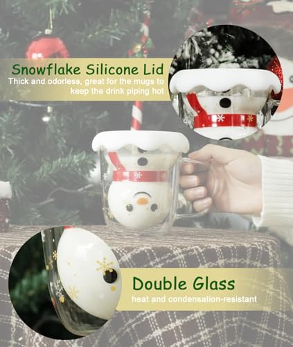 2pcs Snowman Christmas Mugs (2 Count)
