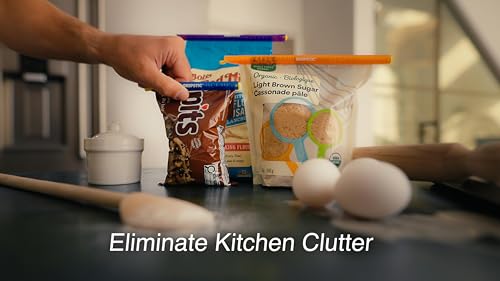 12 Pack Assorted Food Bag Sealers Reusable Chip Clips Bag Clips (12 Count)