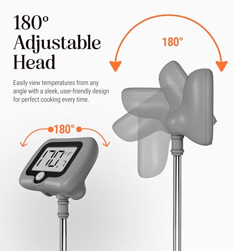 Digital Candy Thermometer with Pot Clip