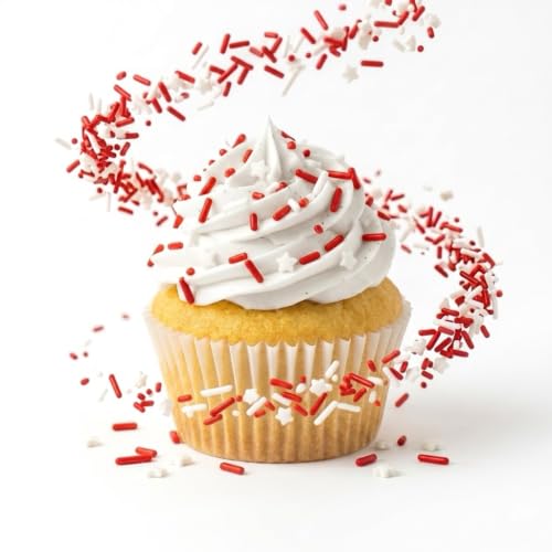 Sprinkles Edible Cake and Cupcake Sprinkles with Assorted Shapes and Sizes for Parties (2.8 Ounce)
