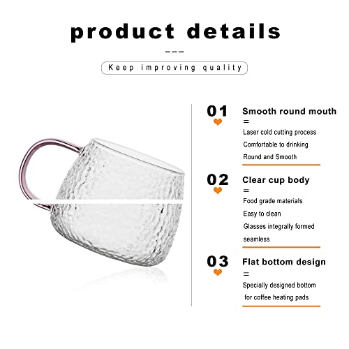 Hammered Tea Cups (15 Fl Oz)