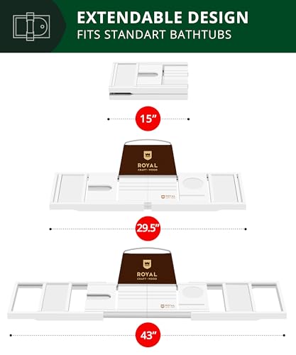 Premium Foldable Bathtub Tray Caddy