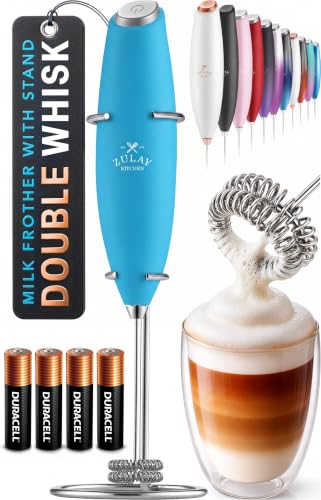 Powerful Milk Frother Wand With Duracell Batteries