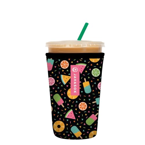 JavaSok Iced Coffee & Cold Soda Insulated Neoprene Cup Sleeve