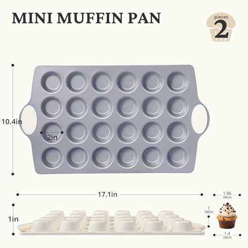 Ceramic Mini Muffin Pan (2 Count)