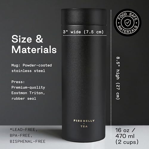Travel Tea Infuser Mug with Strainer