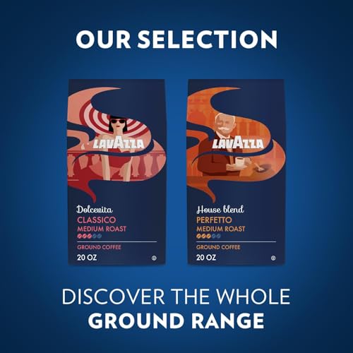 House Blend Perfetto Ground Coffee 6 Bags of 20oz (120 Ounce)