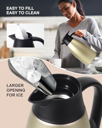 70 OZ Updated Thermal Coffee Carafe for keeping hot (70 Count)