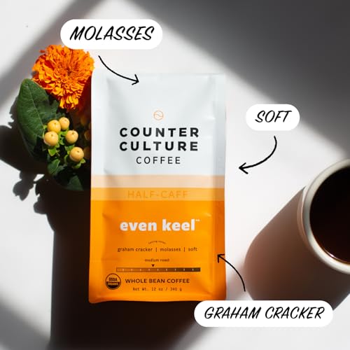 Counter Culture Whole Bean Organic Coffee Half (12 Ounce)