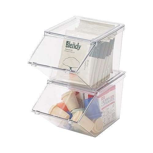 Front Opening Stackable Tea Bag Organizer (2 Count)