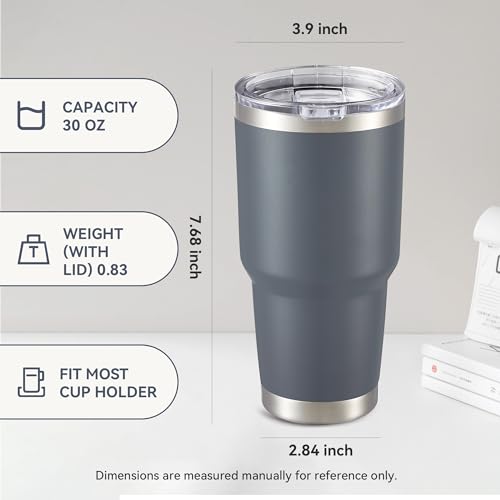 30 oz Tumbler with Lid Stainless Steel Tumblers