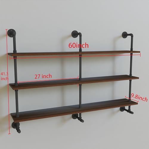 Industrial Pipe Wall Shelves Pipe Shelving