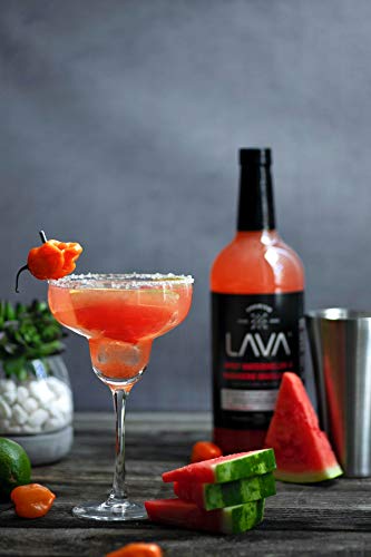 Premium Spicy Watermelon Habanero Margarita Mix (33.8 Fl Oz)