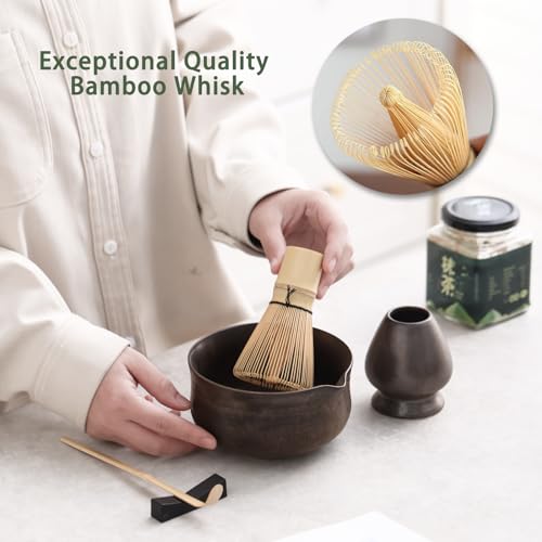 Matcha Set Matcha Whisk Set Includes 17 oz Matcha Bowl