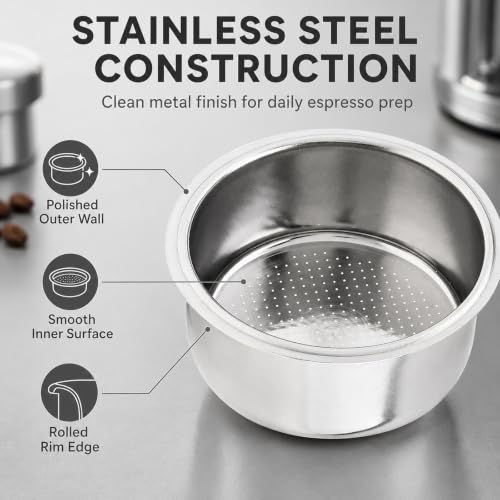 4Pcs 51mm NonPressurized Coffee Filter Basket (4 Count)