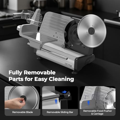 Meat Slicer Two 8.7” Stainless Steel Blades