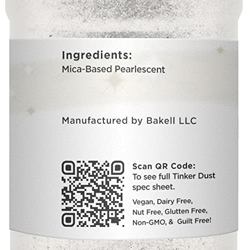 White Edible Glitter