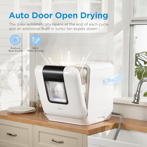 Countertop Dishwasher with 1.59Gal Built