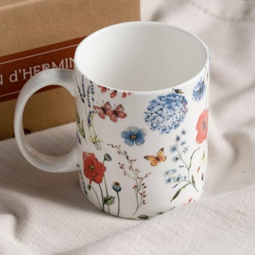 Coffee Mug with Handles Tea Cups (2 Count)