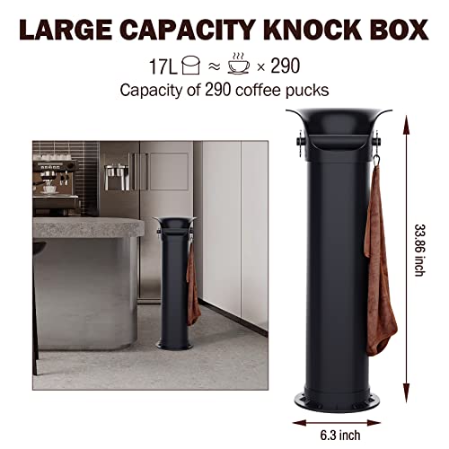 Knock Box for Espresso Grounds