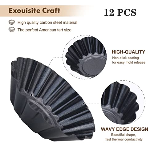 Egg Tart Molds (12 Count)