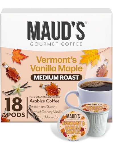 Maple Vanilla Flavored Coffee Pods (18 Count)