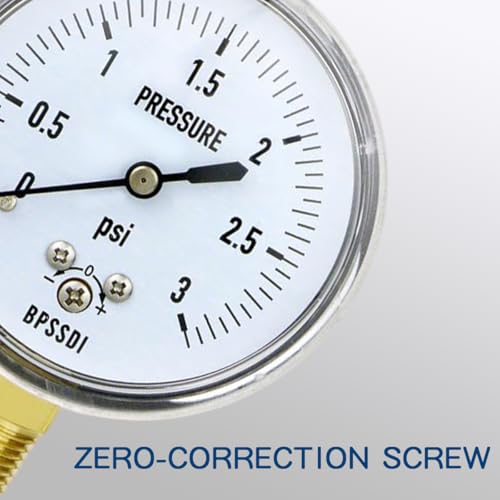 0 3 Psi Low Pressure Gauge
