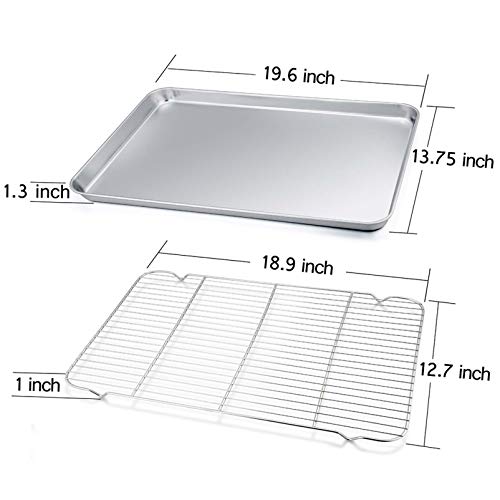 Baking Sheet with Cooling Rack Set