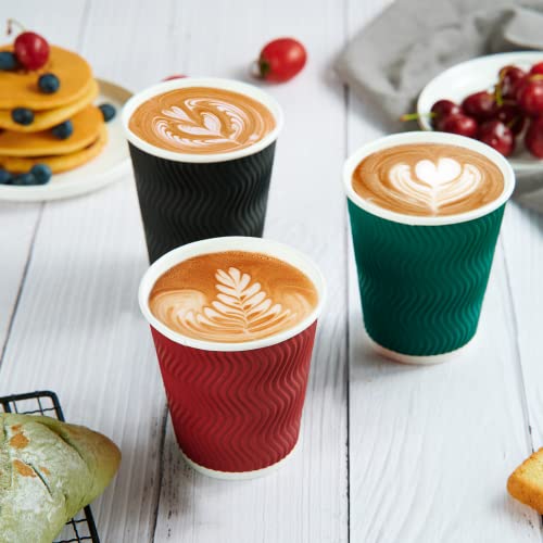 10 oz Insulated Paper Coffee Cups (120 Count)