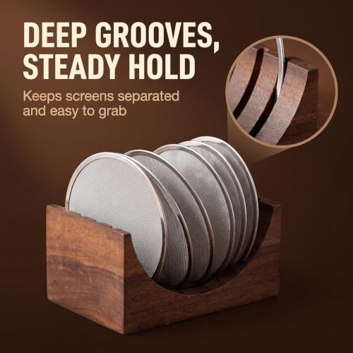 Espresso Puck Screen Walnut