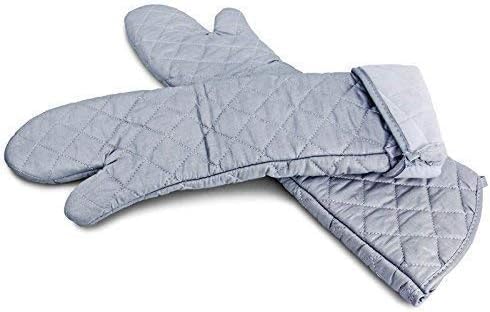 Extra Long 23 Inch Heat Resistant Oven Gloves New Cotton Oven Mitts Kitchen Gloves High Temperature Cooking Tool BBQ Gloves