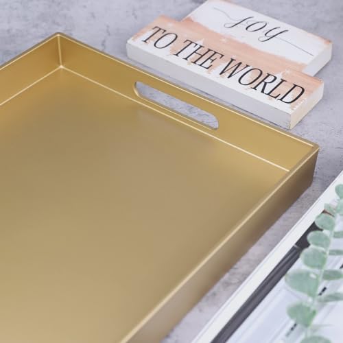 Gold Serving Tray for Coffee Table