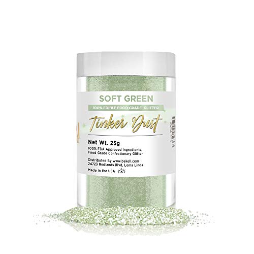 Soft Green Edible Glitter