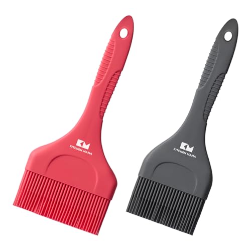 Platinum Silicone Extra Wide Pastry & Basting Brush Set (2 Count)