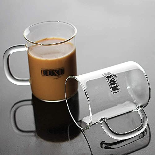 Glass Coffee Mugs (2 Count)