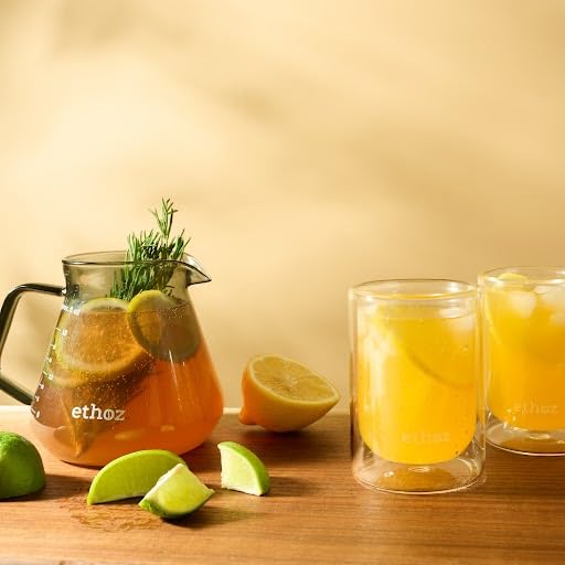 by Planetary Design Smoked Glass Carafe